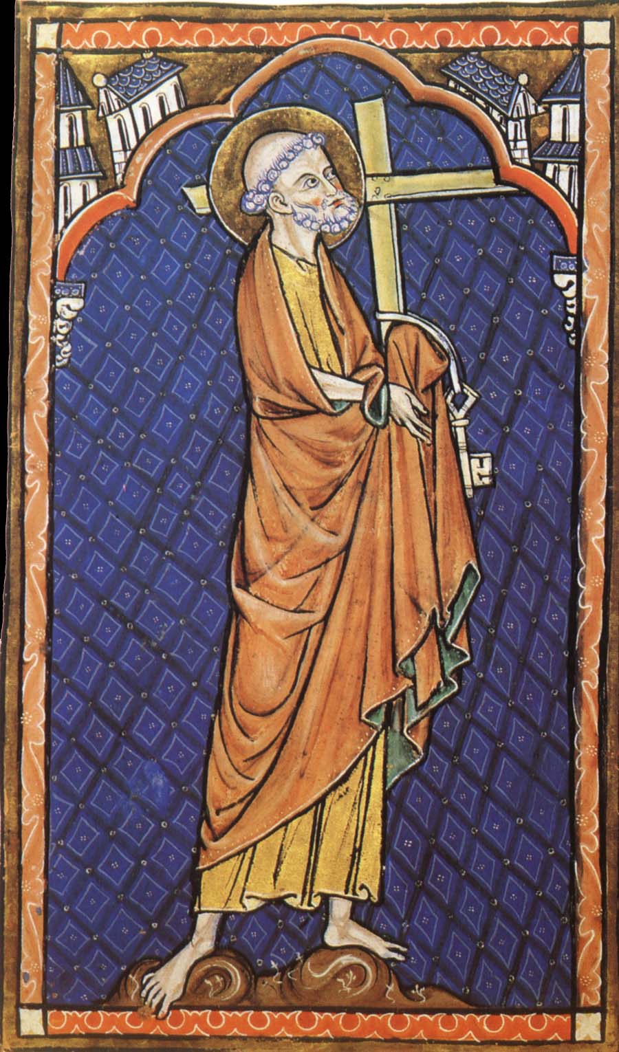 The apostle Peter, from Oscottpsaltaren